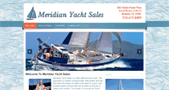 Desktop Screenshot of meridianyachtsales.com